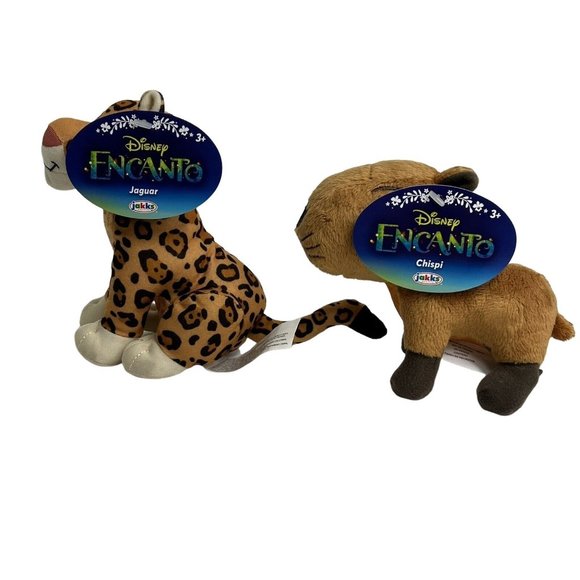 Disney Encanto Capybara Chispi And Jaguar Small Plush Jakks Toys Stuffed Animal - Picture 4 of 12